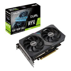 ASUS DUAL GeForce RTX 3060 O12G (LHR) carte graphique pc gamer prix maroc