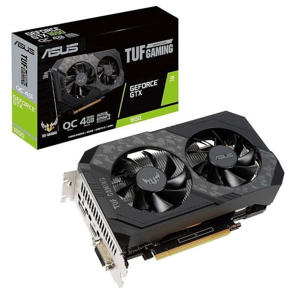 ASUS GeForce GTX 1650 TUF-GTX1650-O4GD6-GAMING carte graphique pc gamer prix maroc