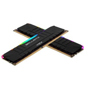 Ballistix Black RGB DDR4 16Go (2x8Go) 3200MHz CL16 mémoire ram pc gamer prix maroc