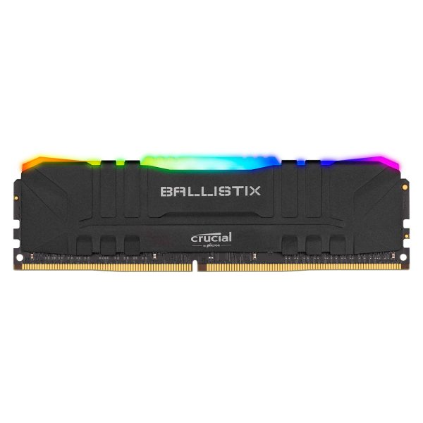 Ballistix Black RGB DDR4 8Go 3200MHz CL16 mémoire ram pc gamer prix maroc
