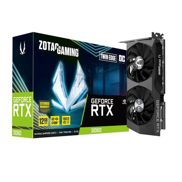 ZOTAC GeForce RTX 3060 Twin Edge OC LHR carte graphique pc gamer prix maroc