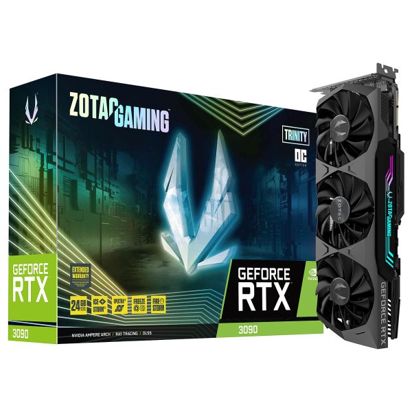 ZOTAC GeForce RTX 3090 Trinity OC LHR carte graphique pc gamer prix maroc