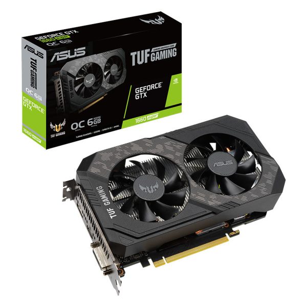 ASUS GeForce GTX 1660 SUPER TUF-GTX1660S-O6G-GAMING CARTE GRAPHIQUE PC GAMER PRIX MAROC