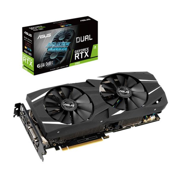 ASUS GeForce RTX 2060 DUAL-RTX2060-O12G-EVO carte graphique pc gamer prix maroc