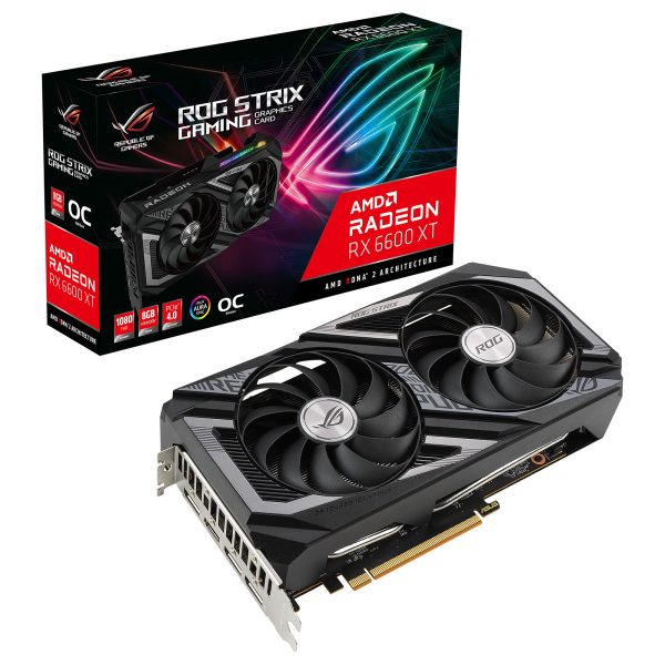 ASUS Radeon ROG STRIX RX 6600 XT O8G GAMING carte graphique pc gamer prix maroc