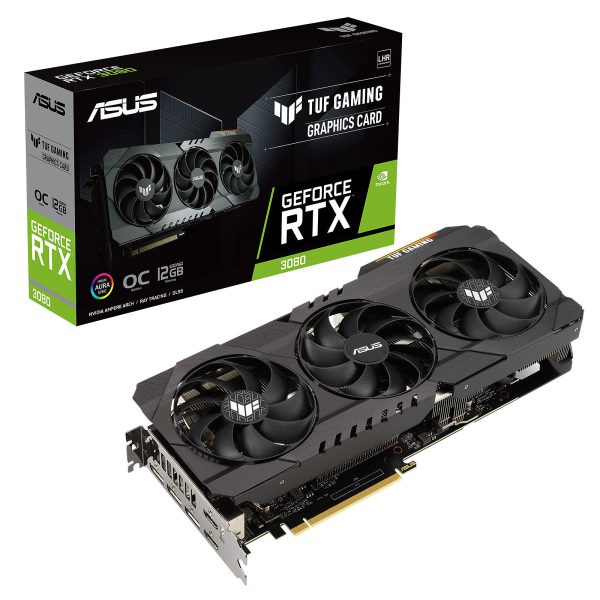 ASUS TUF GeForce RTX 3080 O12G GAMING (LHR) carte graphique pc gamer prix maroc