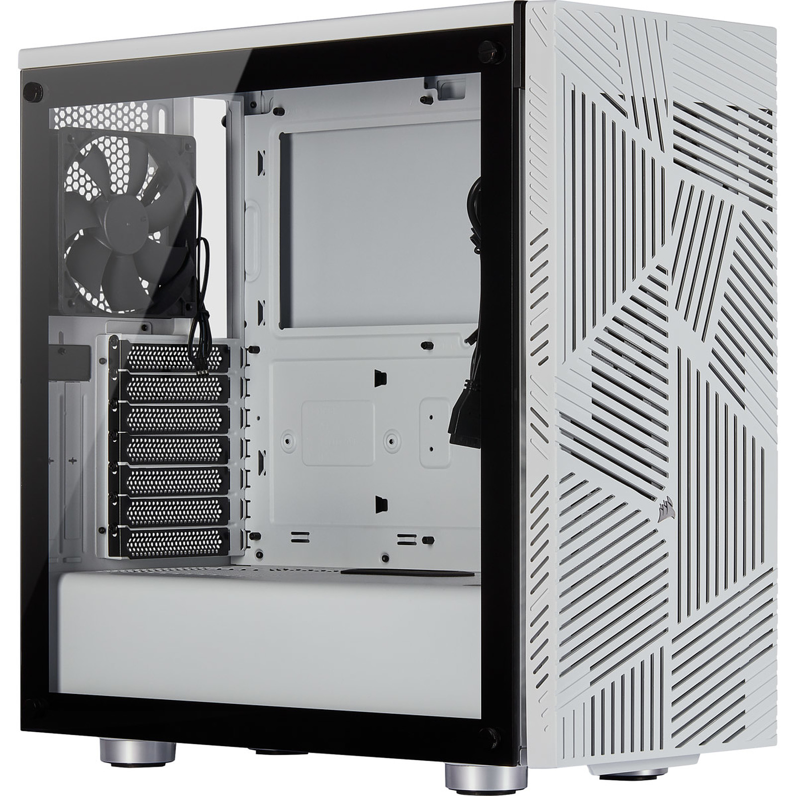 Corsair 4000D AIRFLOW Tempered Glass (Blanc) Boitiers PC Corsair Maroc