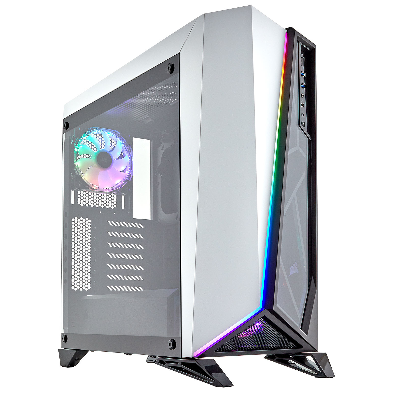 Lian Li LANCOOL 215 Blanc - Pc Gamer Maroc