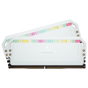 Corsair Dominator Platinum DDR5 32 Go (2 x 16 Go) 5600 MHz CL36 - Blanc