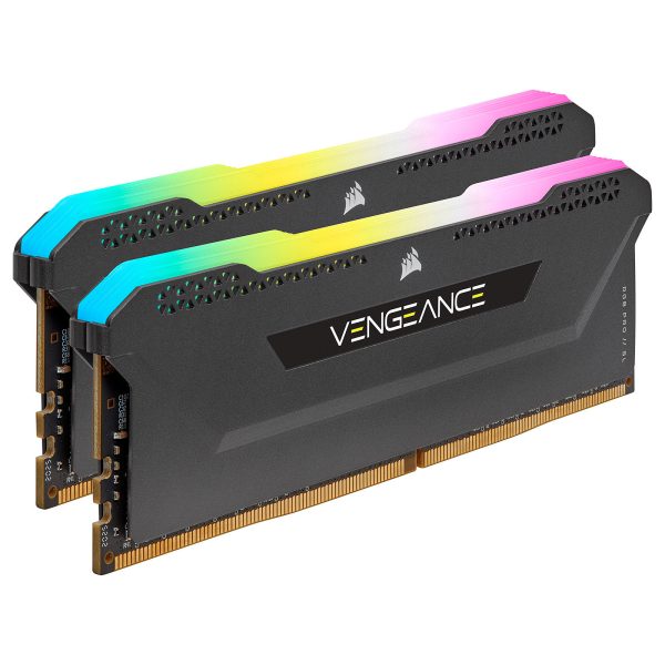 Corsair Vengeance RGB PRO SL Series 32Go (2x16Go) DDR4 3200MHz CL16 Noir mémoire ram pc gamer prix maroc