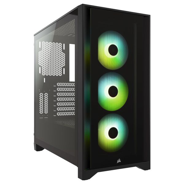 Corsair iCUE 4000X RGB Tempered Glass (Noir) boitier gamer pc gamer prix maroc