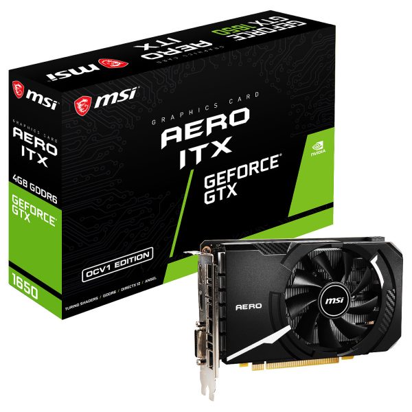 GTX1650 D6 AERO ITX OCV1 Carte graphique PC Gamer Prix Maroc.