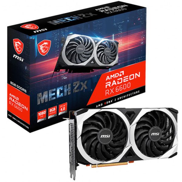 MSI Radeon RX 6600 MECH 2X 8G carte graphique pc gamer prix maroc