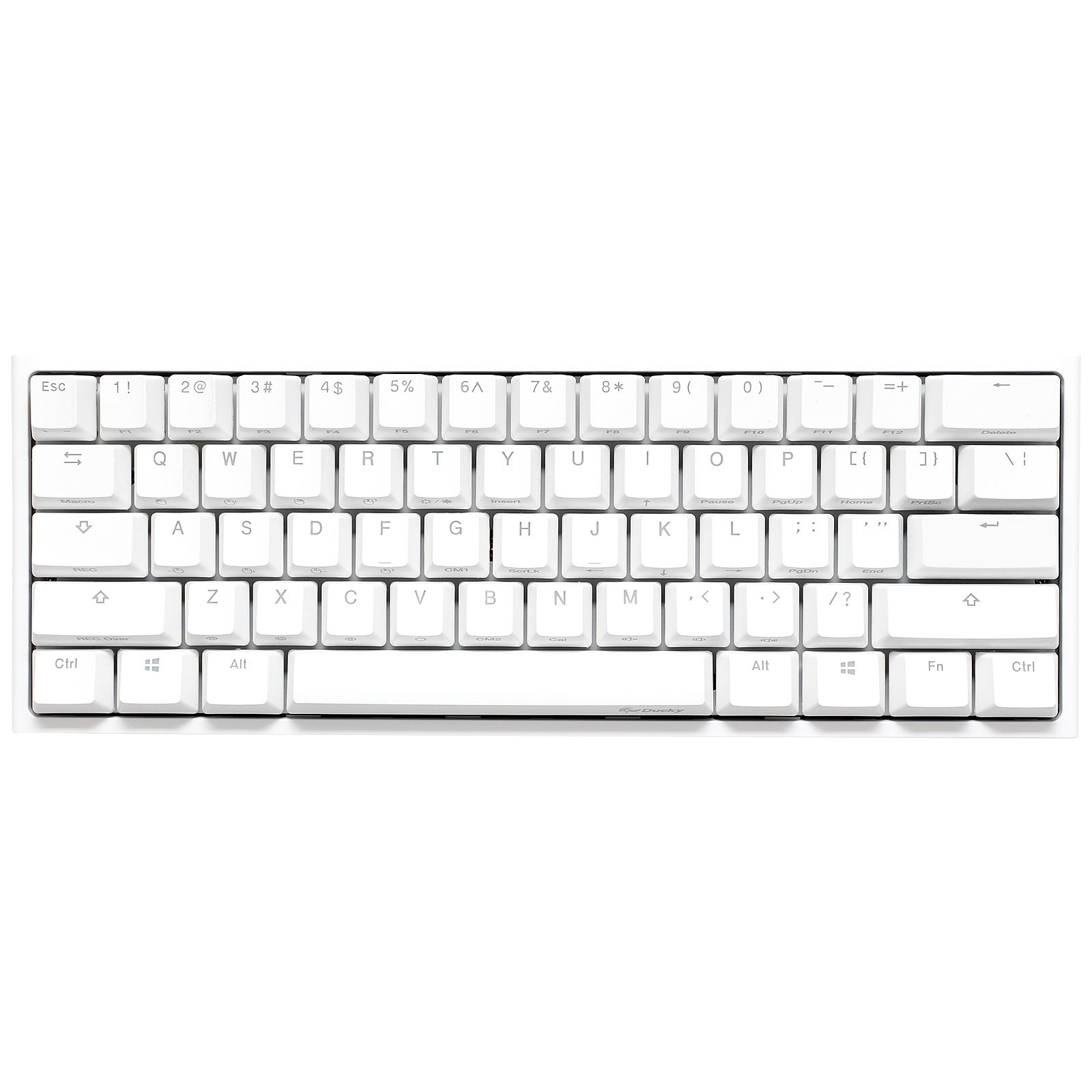 DOCOOLER CLAVIER MECANIQUE RGB GAMING USB BLANC