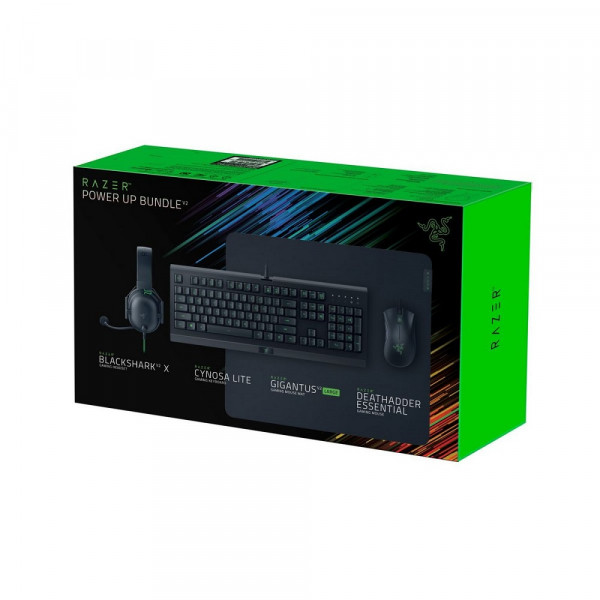 RAZER Bundle Clavier Cynosa CHroma + Souris DeathAdder Essential + Tapis de  souris Goliathus Mobile Stealth Edition + Casque Kraken x Lite pas cher 