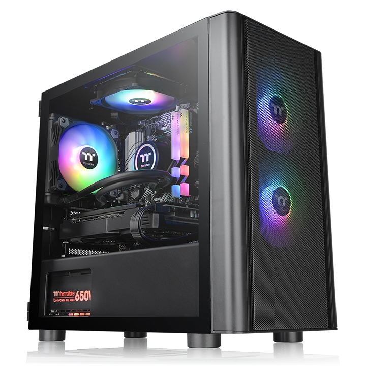 PC GAMER AMD RYZEN 5 4600G - Radeon Vega 7 – THERMALTAKE V150 TG