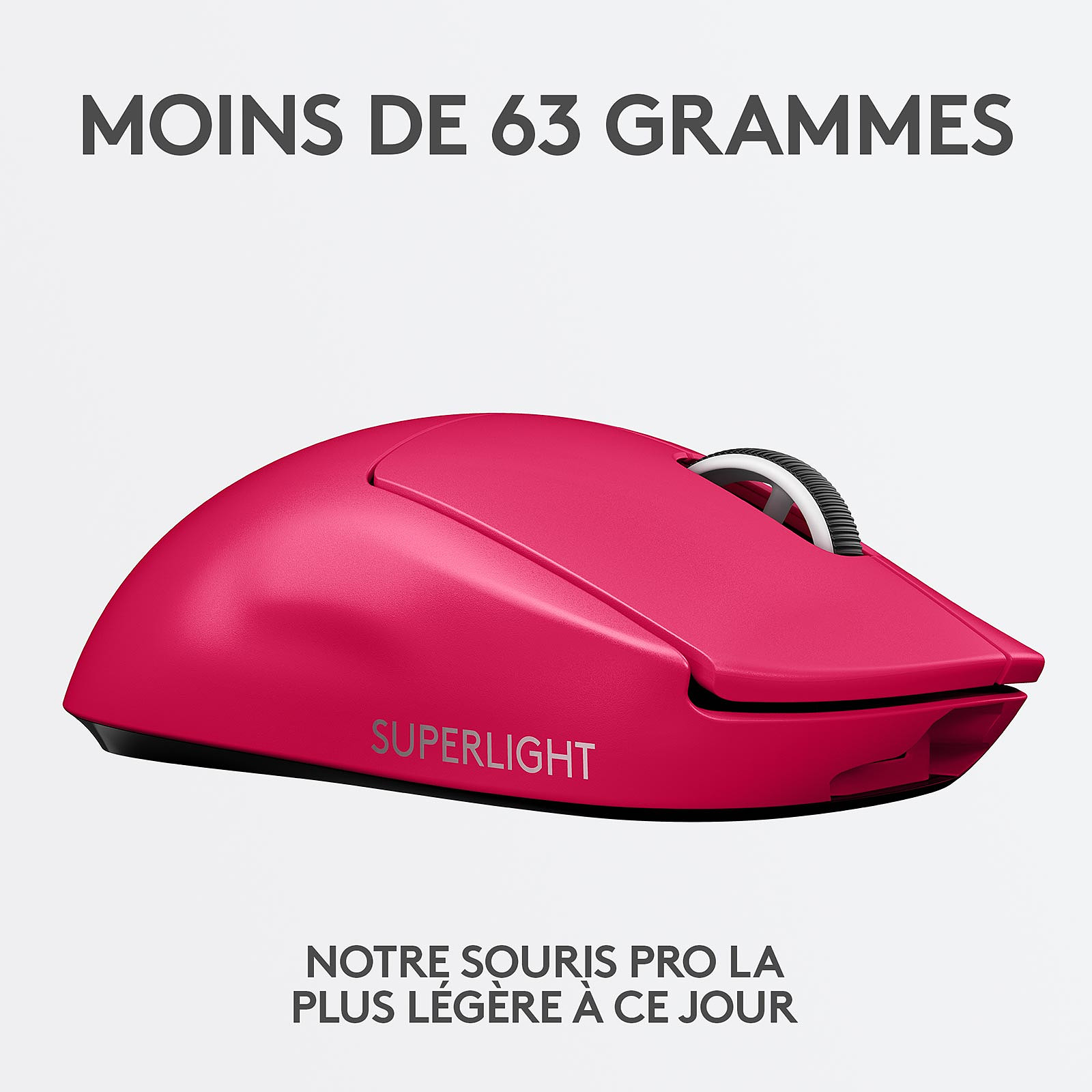 Logitech G Wireless Gaming Pro X Superlight (Magenta) - Pc gamer maroc